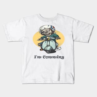 I am Comming ! Funny Ghost Kids T-Shirt